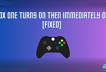 Xbox one turns on then immediately off